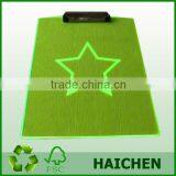 Acrylic Clipboard Engraved With a Star