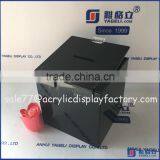 2016 Hot Sale!! Wholesale Black Vot Box With Lock / Small Acrylic Donation Box thumbnail-3