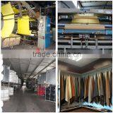 15%PU 85% Polyester Printed and Embossed Blue Upholstery pu Leather Fabric for Sofa Bed thumbnail-6