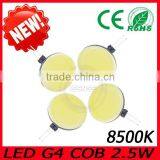 Guangzhou ISENSE g4 Led 12v 2.5w Cob Light 8500K thumbnail-1