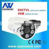 Built-In IR -Cut 800TVL IR 50 Meters Outdoor Bullet CCTV Camera Analog With 8Mm Standard Lens thumbnail-1