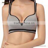 Ladies Sexy Open Front Fitness Tank Top thumbnail-3