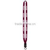 1/2" Cotton Lanyard With Plastic Snap-Buckle Release and O-Ring
