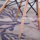Wood Legs Side Chairs Dining Room Round Plastic Chair thumbnail-4