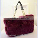 New Quality Faux Fur handbag,women messenger bags,women handbag,women fake fur handbags