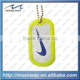 Customized Wholesale Blank Laser Engraved Cool Brass Metal Silver Dog Tag thumbnail-6