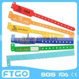 One Time Use Waterproof Pvc Wristband/pvc Wrist Band/ Pvc Bracelet Quality Choice thumbnail-2
