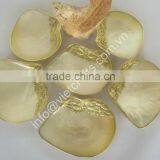 Caviar Mother of Pearl Plate, Mother of Pearl Spoon, Caviar Spoon thumbnail-1