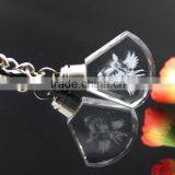 2D Laser Crystal Keychain for Custom Sale thumbnail-4