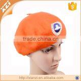 Girls Cute Beret Cheap French Berets for Sale Embroidery Logo Civilian Beret thumbnail-3