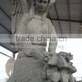 Kneeling angel stone statue DSF-TT034