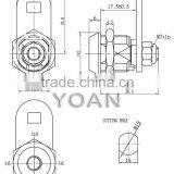 Tubular Mortise Cam Lock With High Security thumbnail-4