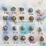 2016 New Arrival Wholesale Punk Style 3D Alloy Metal Nail Art Decoration Stickers Metallic Stud Rivet For False Finger Tips thumbnail-1