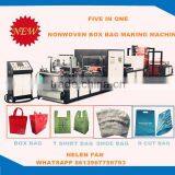 2016 NEW TYPE MACHNE /Automatic Nonwoven Box Bag Making Machine With Attached Sealing Machine