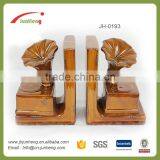 Home & Garden Glaze Ceramic Bookshelf, Book Adornment, Bookend Decoration