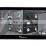 7'' HD GPS Navigation, With 8G/Bluetooth/AVIN/DVB-T/FM, 128MB RAM