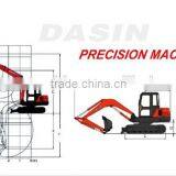 DS-55 Small Mini 5ton CrawlerExcavators Hydraulic Excavators Doosan DH-55standard thumbnail-3