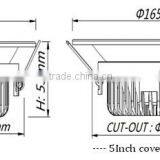Singapore 15W, 4inch or 5inch Cover, 110Lm/W,Emergency LED, Samsung LEDs, Dimming Detachable Embedded Led Downlight Fitting thumbnail-4