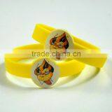 CMYK Printing Silicone Wristband for Kids , Silicone Wrist Band thumbnail-1