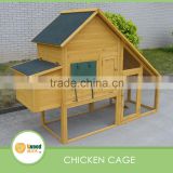 Wooden Chicken Cage with pitched roof
