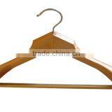 Our HEAD Contoured Wooden Suit Hangers Come With a Non-slip Strip Insert to Prevent Pants From Falling. thumbnail-1