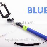 3.5mm Audio Cable Connection Extendable Selfie Stick Monopad Holder for IPhone thumbnail-2