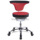 European Design Sensual Salon Stool /fashionable Salon Stool/ Classic Salon Saddle Stool With Beautiful Design Backrest thumbnail-3