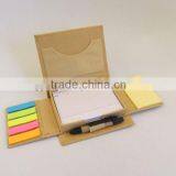Recycled Material Cover Functional Sticky Notes With Holder