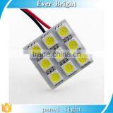 T10 Ba9s Festoon With 3 Adapters 9SMD 5050 9 Smd Led 3 Chips Car Panel Roof Reading Light Bulb Lamps Lights White thumbnail-3