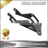 Offroad ATV UTV Jeep Wrangler Pillar A Dual Cube Pod Led Work Light Brackets thumbnail-2