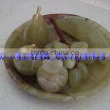 NATURAL ONYX FRUITS PLATES HANDICRAFTS thumbnail-3