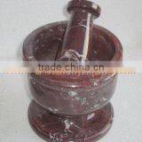 MARBLE MORTAR AND PESTLE HANDICRAFTS thumbnail-4