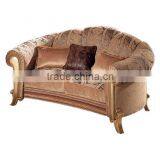 2016 NEW ARRIVAL Italian Royal Solid Wood Beige Color Fabric/Upholstery Corner Sofa Set/Living Room Furniture Set Wit(MOQ=1 SET) thumbnail-2