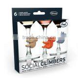 Silicone Social Climbers Squirrel Drink Markers thumbnail-3