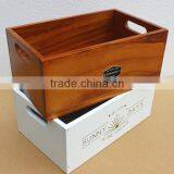Cheap Wood Sundries Box,wooden Crate,handmade Wood Box With Handle thumbnail-3