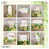 Bear Bridge House Rocket Shape Wood Piggy Money Storage Bank thumbnail-6