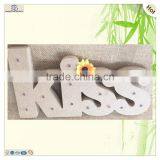 Caoxian Wedding Ceremony Letters Kiss Wooden Led Decorations Ornament thumbnail-2