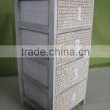 Unfinished Solid Bright White Color Wooden Furniture for 4 Hole thumbnail-3