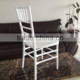 White Padded Resin Folding Chiavari Tiffany Chair thumbnail-2