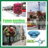 Flower Pots Wholesale Hanging Flower Pot Vertical Garden Materials Lamp Post Planter thumbnail-4