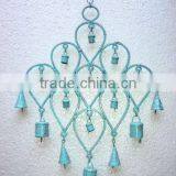Christmas Patina Color Wall Door Iron Bell Hangings, thumbnail-1