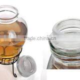Metal Stand Selling a Large Glass Jar for Beverage Store thumbnail-3