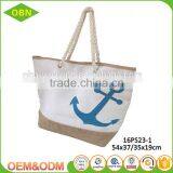 Wholesale Cheap Canvas Tote Beach Bag for Women thumbnail-1