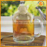 Food Grade BPA Free Cute Dog/pet/ Animal Silicone Tea Infuser , Pug Shape Tea Infuser thumbnail-2