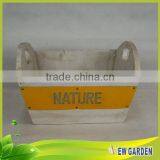 Wooden Decoration Basket, Gardeing Colorful Wood Easter Basket thumbnail-6