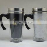Straight Body Double Wall Stainless Steel Cup With Handle thumbnail-1