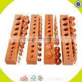 2017 New Design Preschool Geometry Puzzle Wooden Toddler Montessori Toys W12F008 thumbnail-4