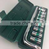 BERRYLION 10-24mm Metric Sockets L Handle Socket Tool Set for Sale thumbnail-5