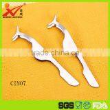 Factory Price 430 Stainless Steel Material Multifunctional Eyelash Tweezer for Beauty Salon thumbnail-1
