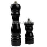 High Quality Manual Black Wooden Pepper Grinder thumbnail-1